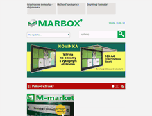 Tablet Screenshot of marbox.sk